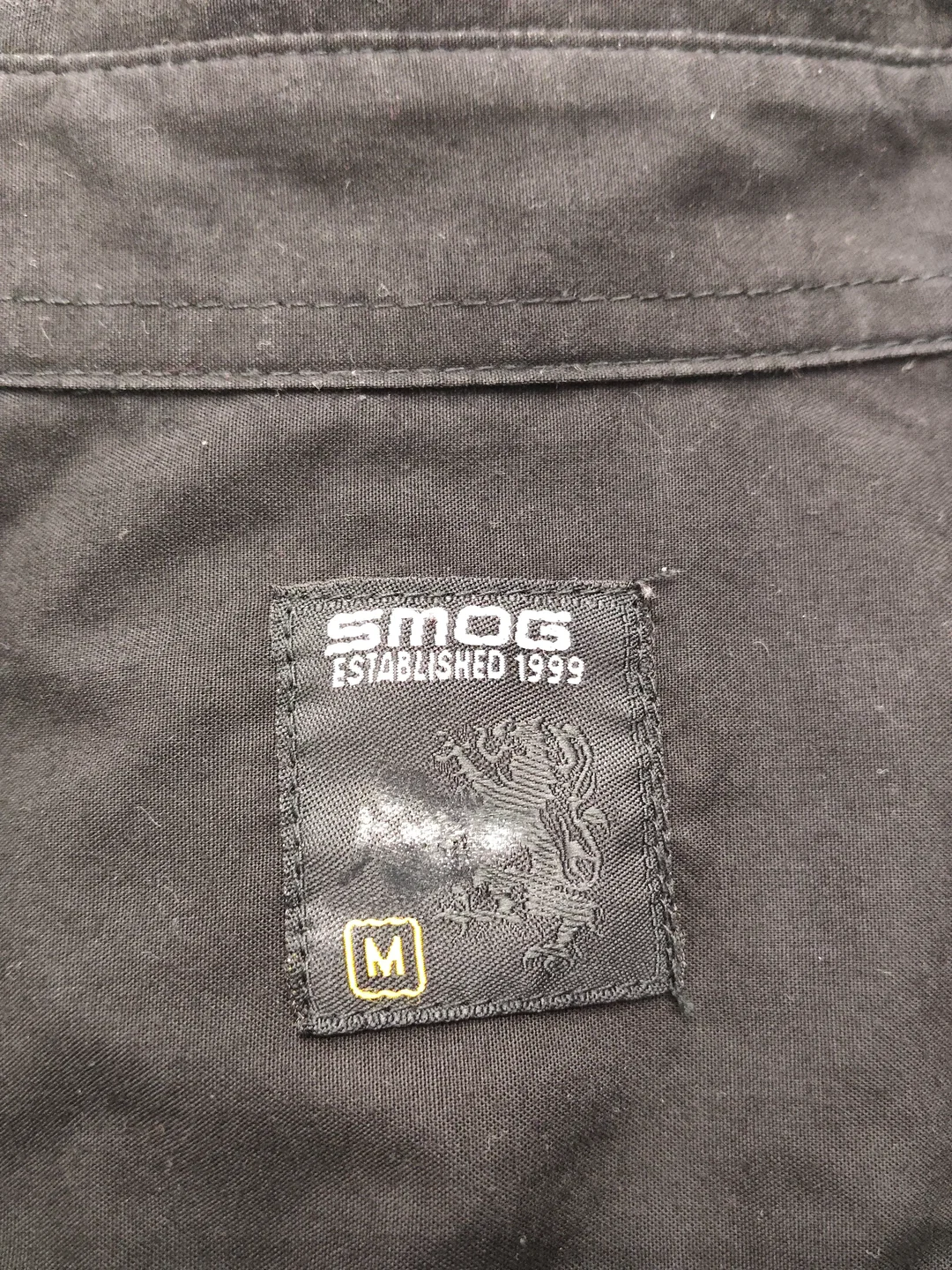 Herrenhemd Smog Polyester Gr. 48 | Sommerleicht – Bild 4