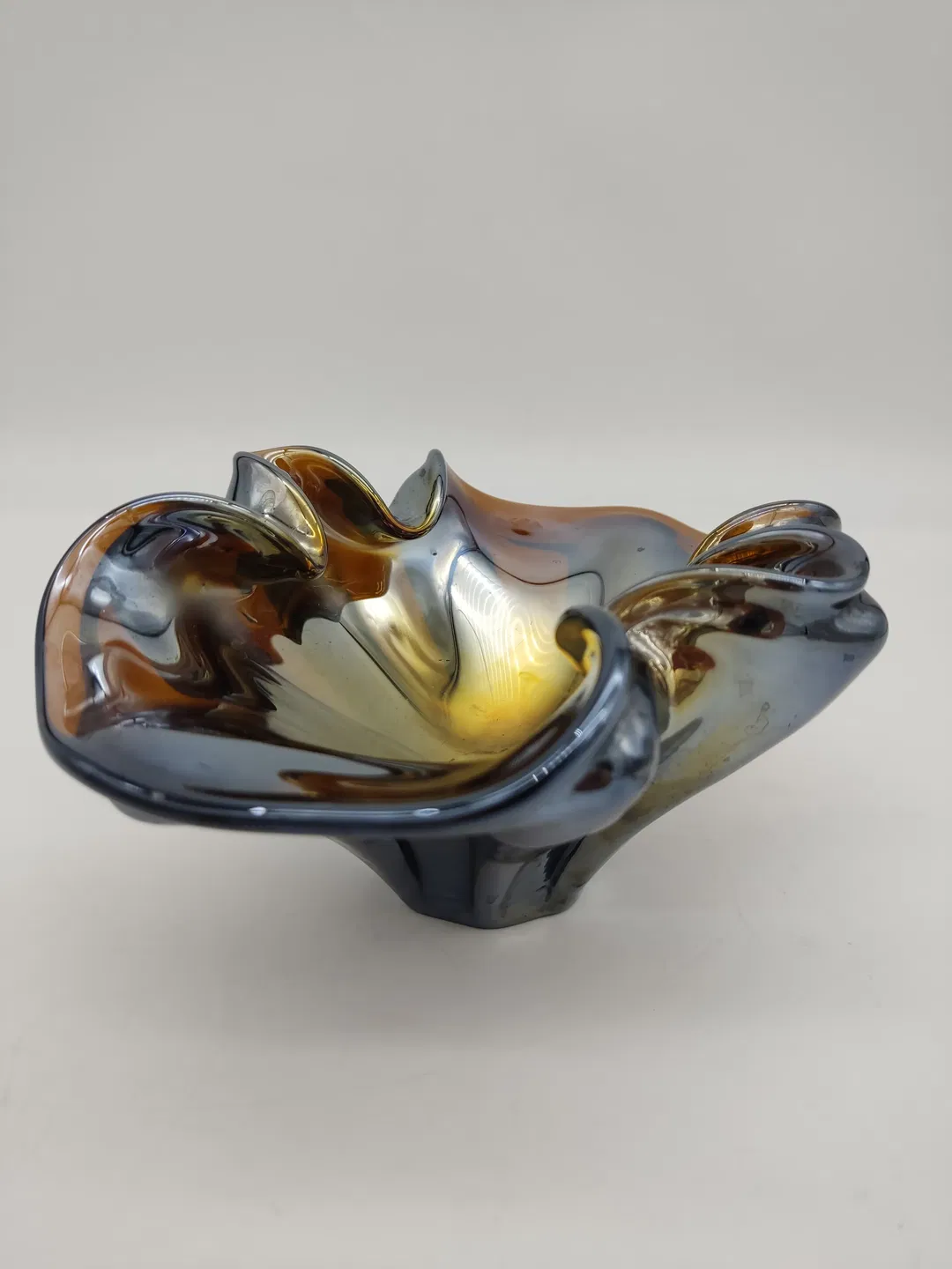 Mid-Century Glasschale - perlmutt - Bild 4