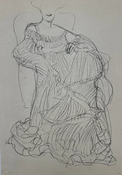 Gustav Klimt Zeichnungen 1 Sammelmappe mit Drucken 1980 - Bild 21