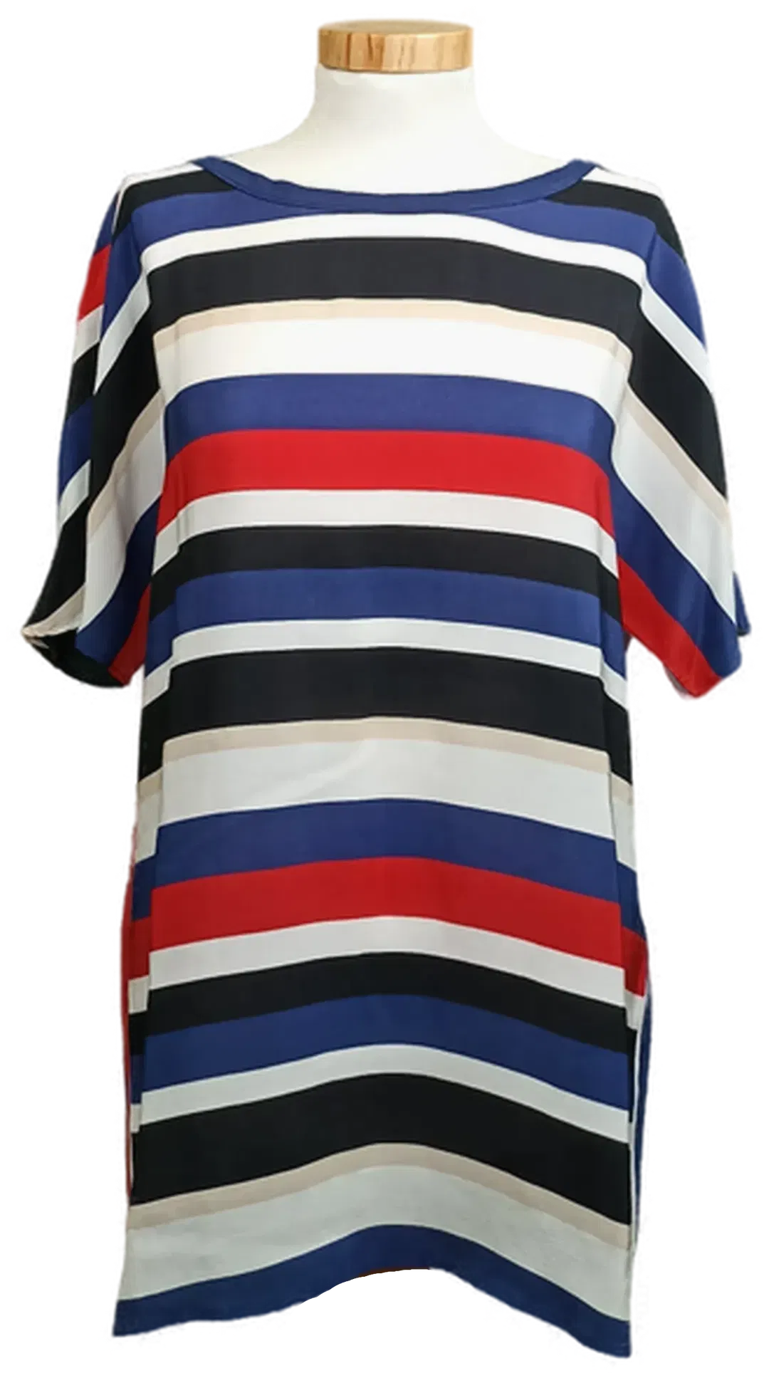 Marc Cain Damen Blusenshirt aus Seide mehrfarbig Gr. M - Bild 4