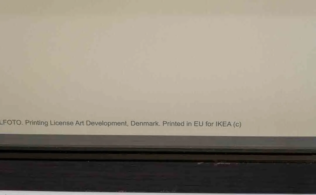 Vintage IKEA Bild mit 5 Leonardo-da-Vinci Faksimiles, 105×40 cm – Bild 3