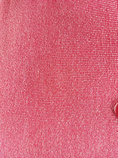 Bluse 'CANDA', dreiviertelarm mit Kragen, rot/beige meliert, Größe 46 – Bild 4