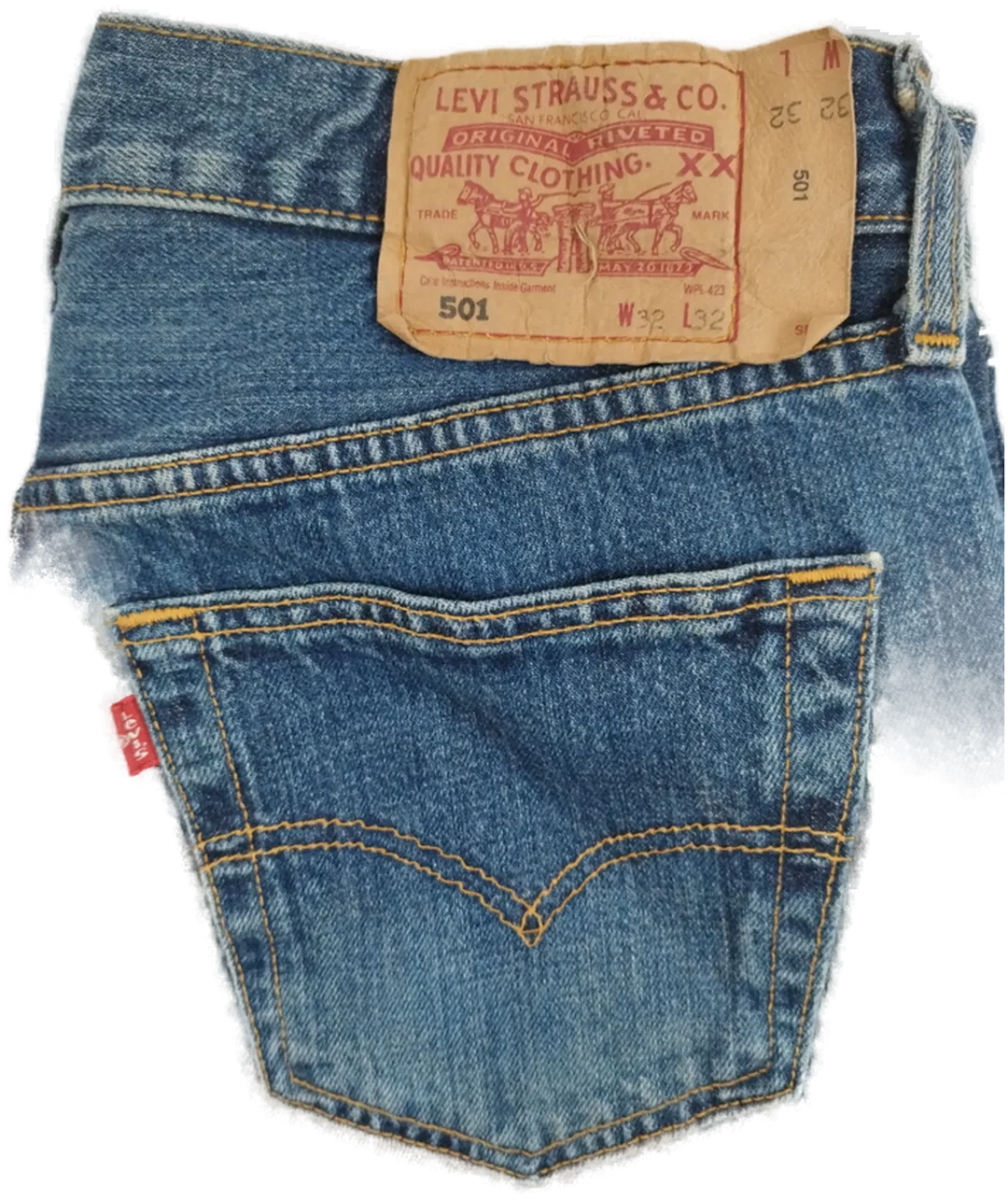 Levi´s 501 W32/L32 Dark Denim Jeans - Bild 1