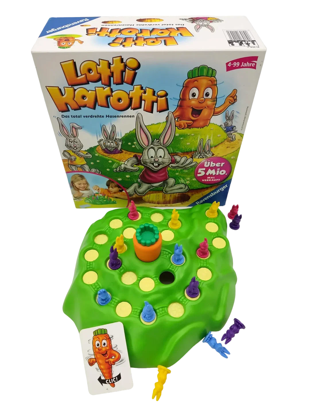 Lotti Karotti - Das total verdrehte Hasenrennen - Gesellschaftsspiel - Ravensburger  – Bild 1