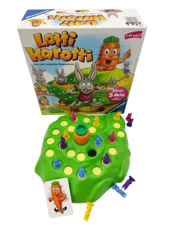 Lotti Karotti - Das total verdrehte Hasenrennen - Gesellschaftsspiel - Ravensburger  – Vorschau 1