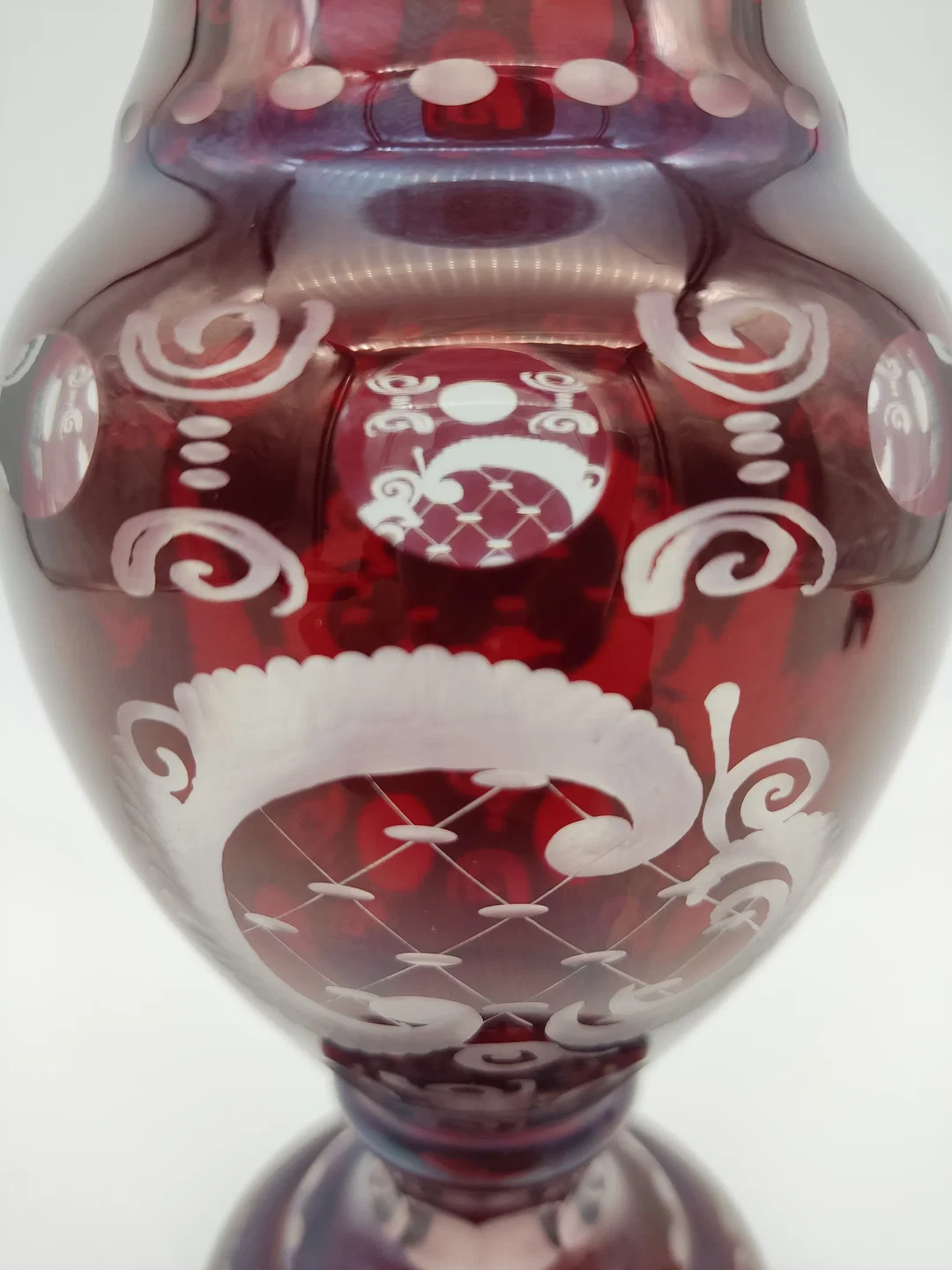 Glasvasen Set in rot 3-teilig – Bild 6