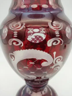 Glasvasen Set in rot 3-teilig - Bild 6