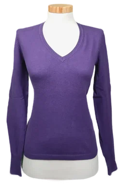 Benetton Damen Pullover violett Gr. M - Bild 1