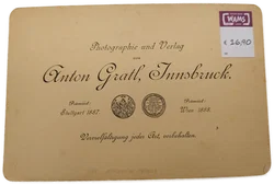 Antiquarische Fotografie - Ansicht Landeck, Arlbergbahn, 1888 - Bild 2