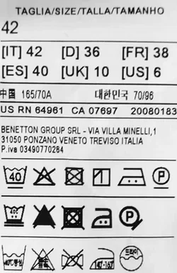 United Colors of Benetton Kinderhose beige Gr. 42 – Vorschau 6