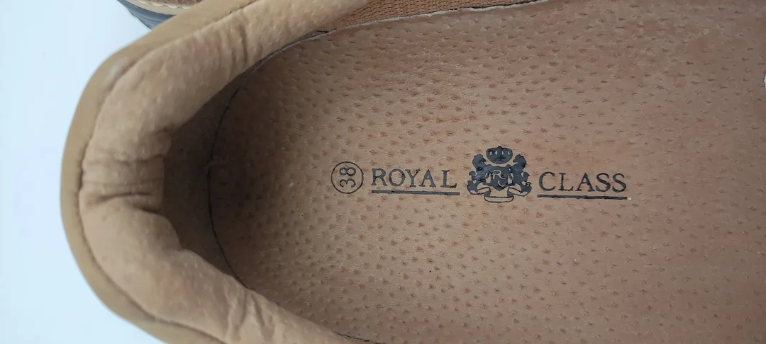  Leder-Halbschuh für Damen und Herren Gr. 38 Royal class – Bild 5