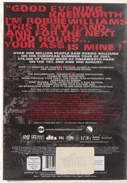 DVD Robbie Williams – What We Did Last Summer (Live at Knebworth, 2-DVD-Set) - Bild 2