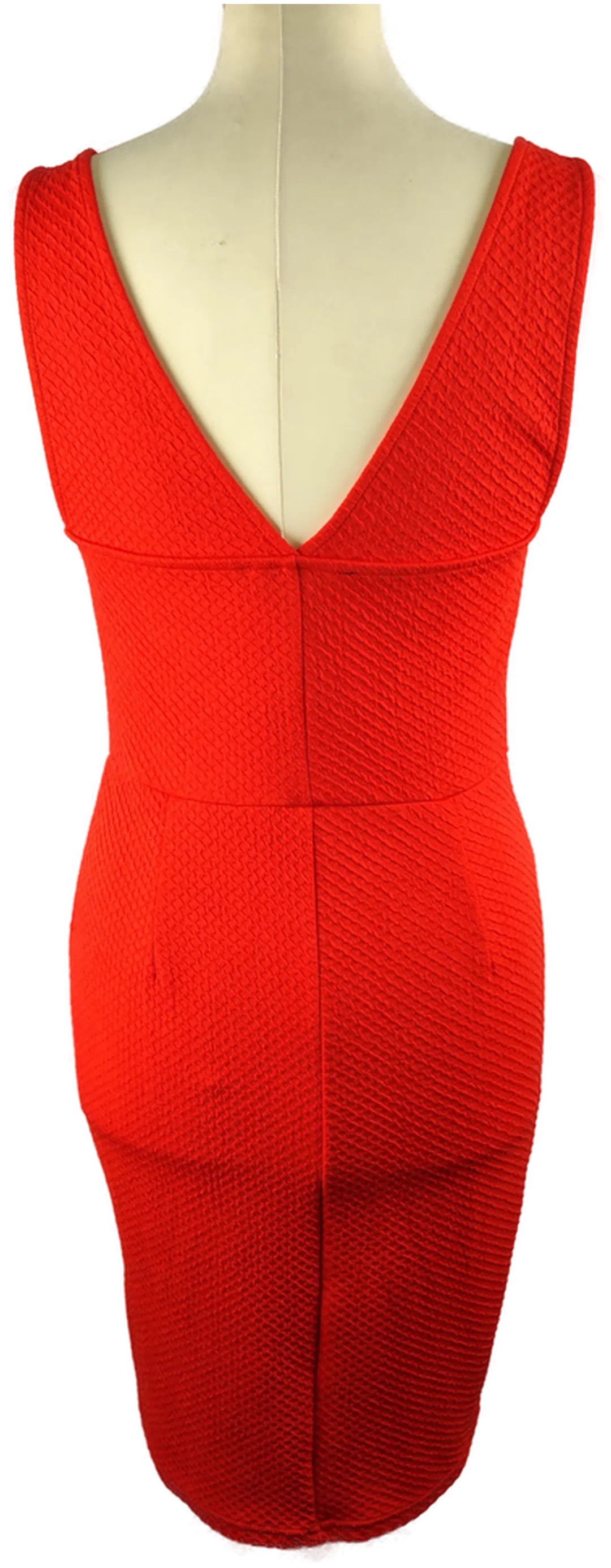 Minikleid AMISU Gr.38 Sommer Unifarben | Party-Ikone – Bild 2