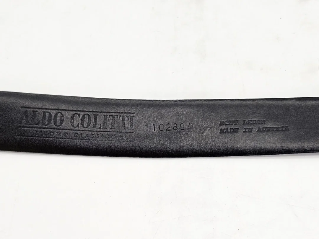 ALDO COLITTI L'UOMO CLASSICO - Echtleder Gürtel - Länge ca.117 cm – Bild 3