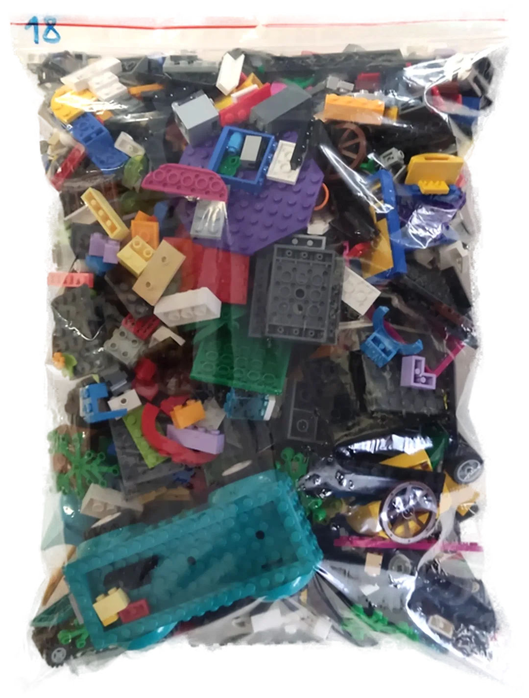 1,5 Kilo LEGO Steine gemischt Nr. 18 - Bild 1