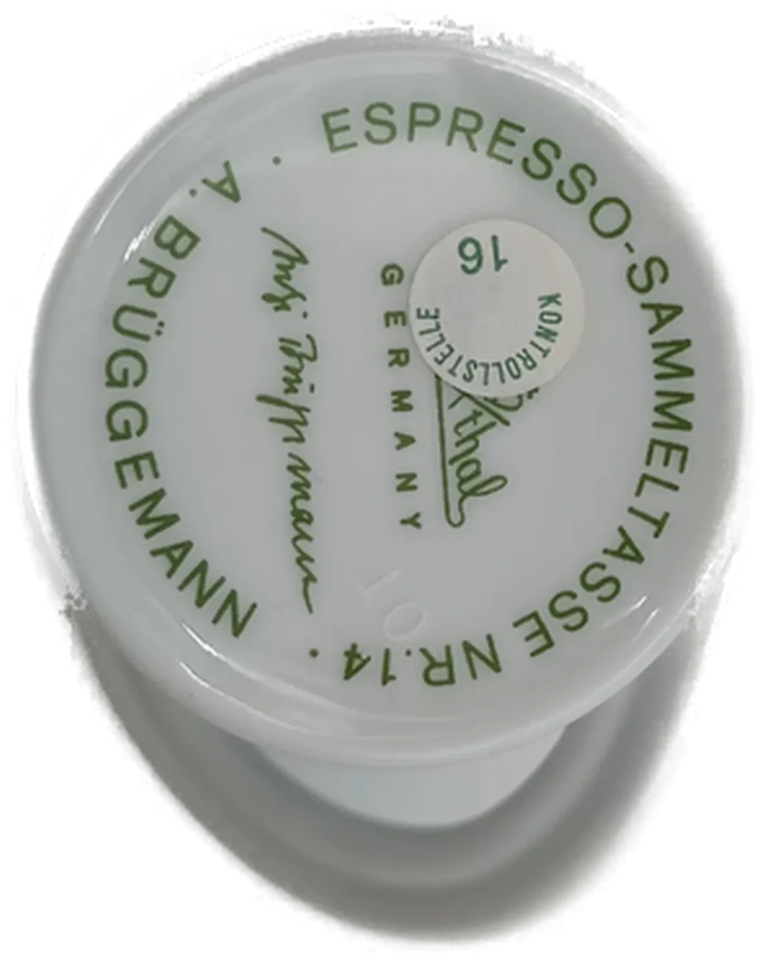 Rosenthal Studio-Line „Cupola“ Espresso-Sammeltasse Nr. 14 - A. Brüggemann – Bild 5