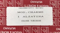 Nason & Moretti Muranoglas - Alzatina Modern Charme türkis - Bild 4