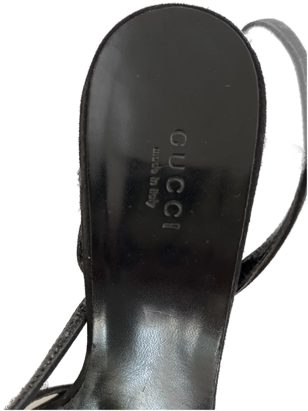 GUCCI Schuhe Damen Gr. 39,5 Absatzhöhe 9cm – Bild 3