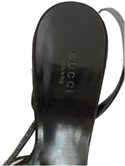 GUCCI Schuhe Damen Gr. 39,5 Absatzhöhe 9cm - Bild 3