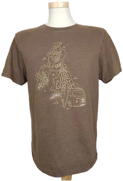 Fat Face Herren T-Shirt braun Gr.M - Bild 1