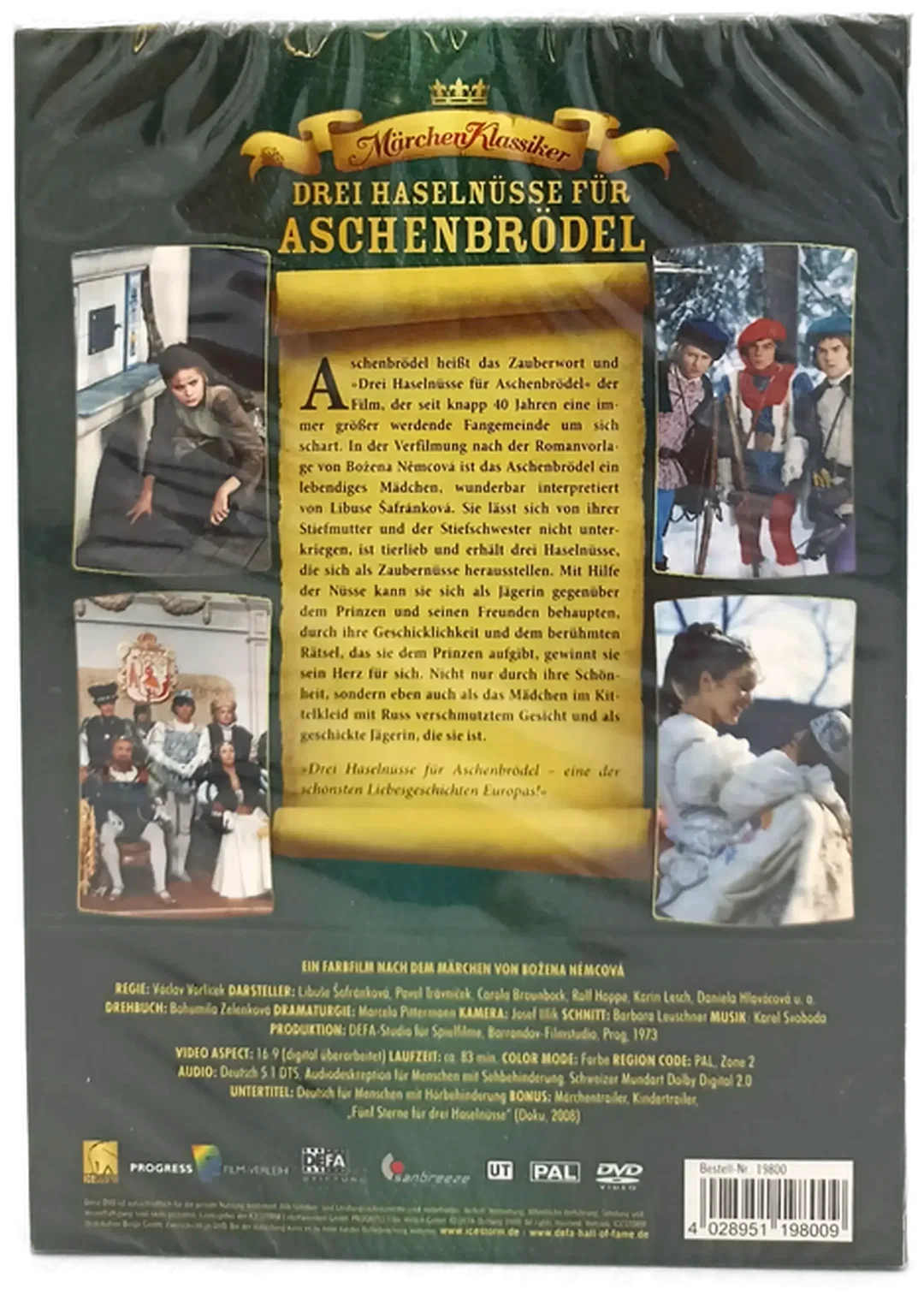 DVD "Drei Haselnüsse für Aschenprödel" (OVP) – Bild 2