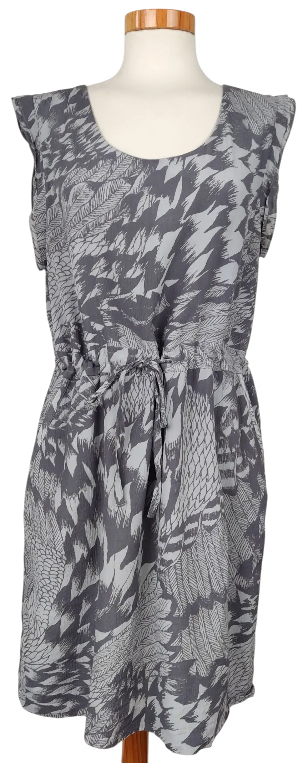 BANANA REPUBLIC Damen Midikleid, grau - Gr. M  - Bild 4
