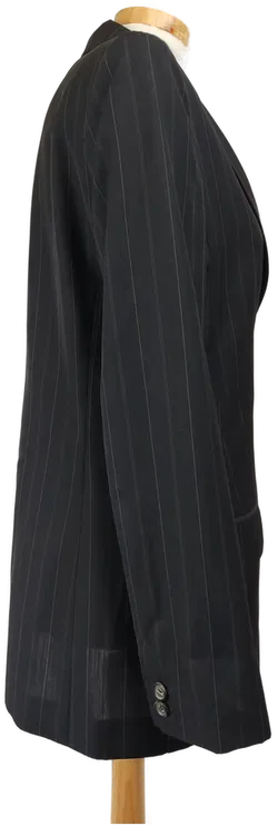 Rene Lezard Damen-Blazer schwarz gestreift - M/38 - Bild 3