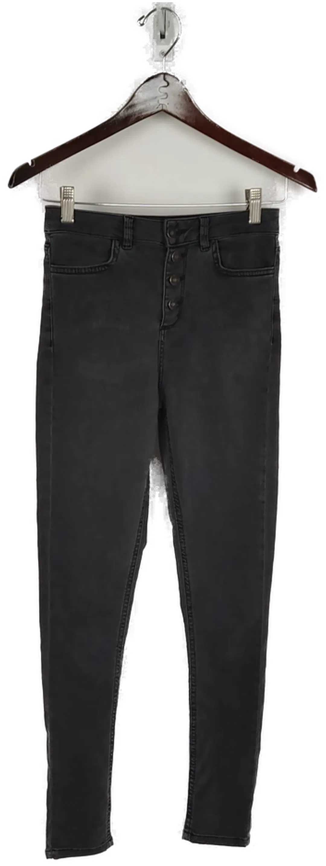 KAREN MILLEN Damenhose schwarz gemustert - L/40 - Bild 4