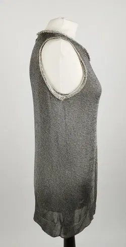 Luisa Cerano Ärmelloses Oberteil - 40, 73% Vsikose, 27% Metallisch - Bild 2