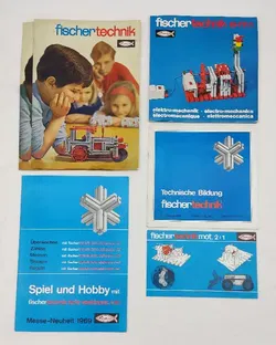 Fischer Technik - Vintage Konvolut Bauanleitungen - 32 Stück - Bild 4