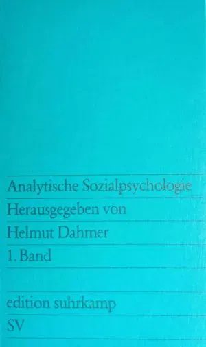 Analytische Sozialpsychologie - Helmut Dahmer - Bild 1