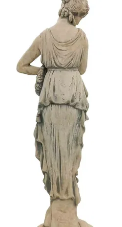 Klassische Skulptur Frauenfigur Steinguss 65 cm antiker Stil - Bild 3