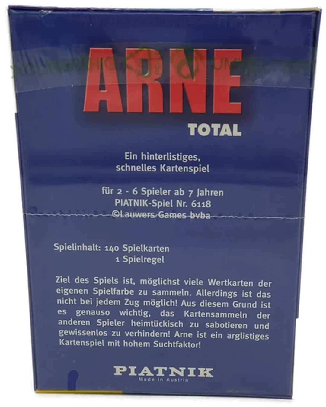 Piatnik Kartenspiel ARNE TOTAL Nr 611803 – Bild 2