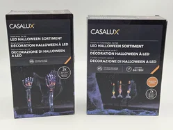 LED-Dekokerzen für Halloween Set #3 "Skelettarme und Totenkopf-Kerzen" 