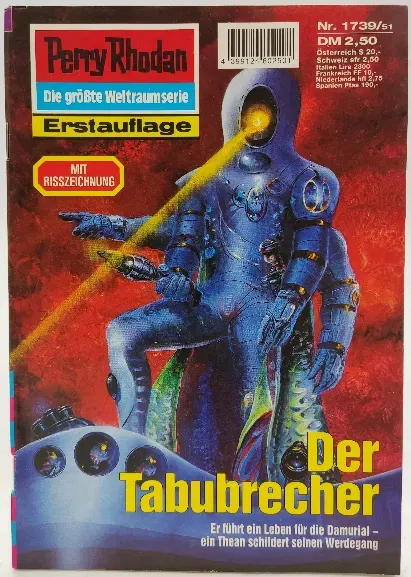 Romanheft Perry Rhodan Der Tabubrecher Erstauflage Nr.1739 - Bild 1