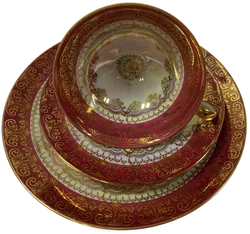 Sammeltasse Salzburg rot - Bild 1