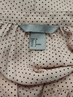 Damenbluse H&M Gr. M Gepunktet | Leicht & Luftig – Vorschau 6