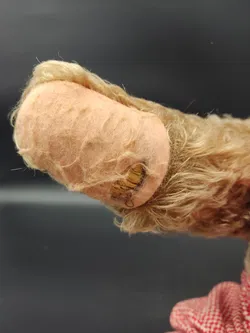 Mid Century Teddy Bär / mit Stroh gefüllt  - Bild 5