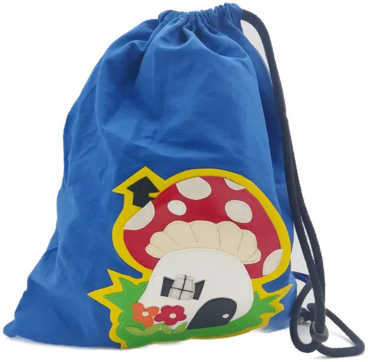 Trainingsbeutel für Kinder marineblau mit Aufdruck - Bild 4