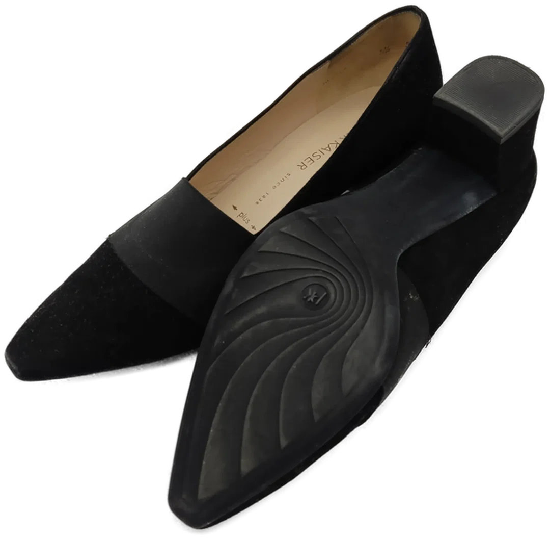 Peter Kaiser Damenschuhe Pumps Rauhleder schwarz - Gr. 38,5 – Bild 3