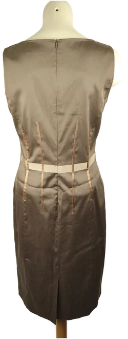 Damen-Midikleid LeComte in Taupe | Festlich-elegant – Vorschau 3