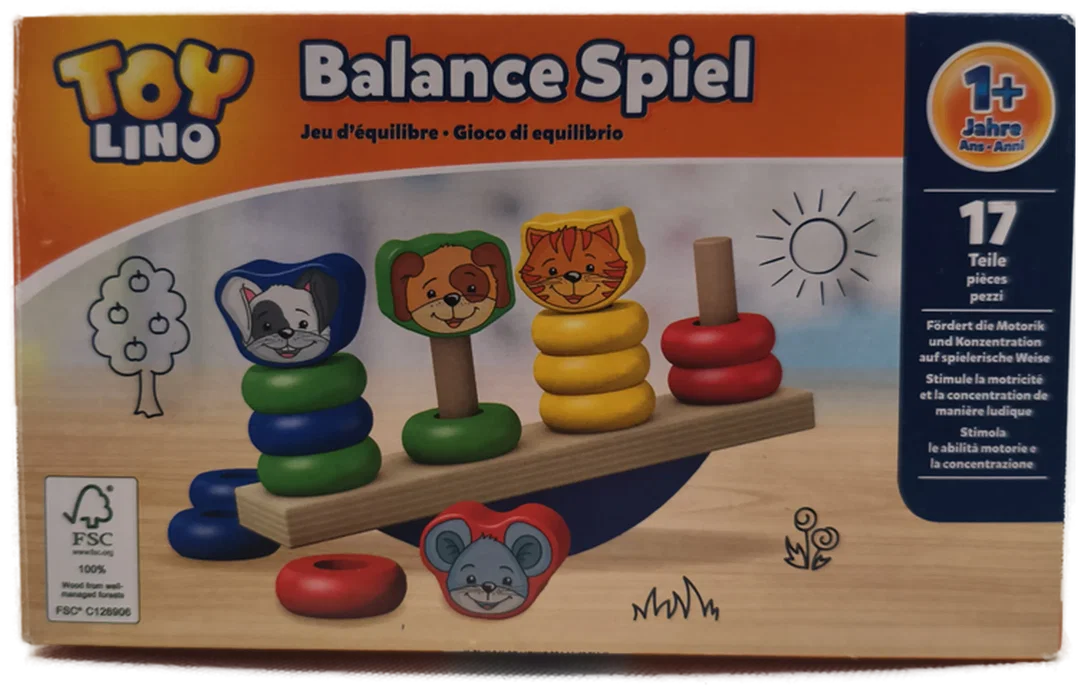 Toy, Balancespiel aus Holz, ab 1 J. – Bild 3