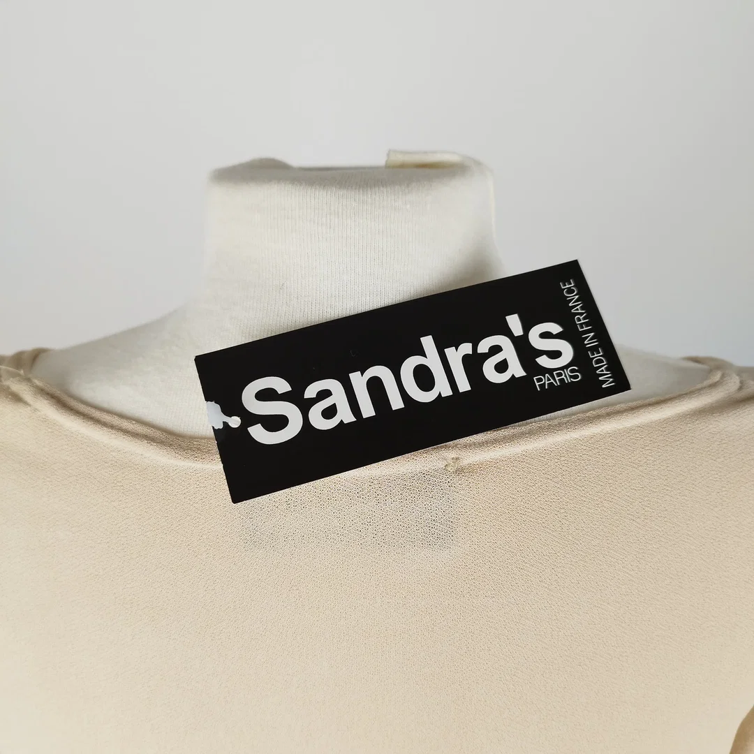 Sandra's Paris Oberteil beige - ca. XL, 90% Acetat, 10% Elasthan – Bild 4