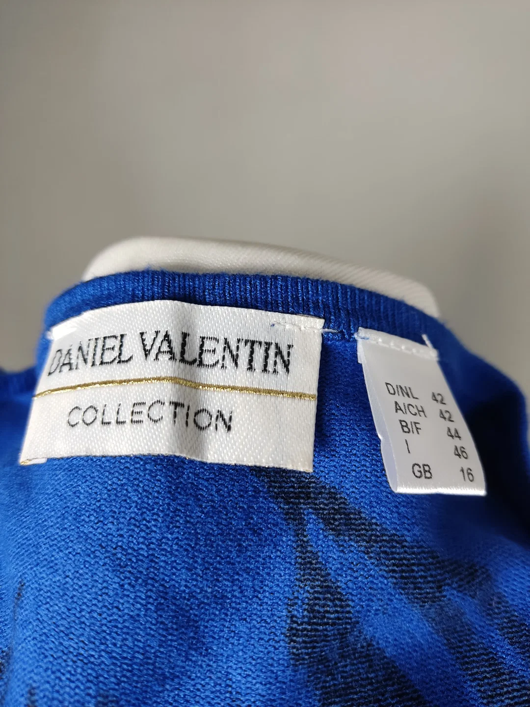 Damen Pullover blau-schwarz - XL / 42 – Bild 4
