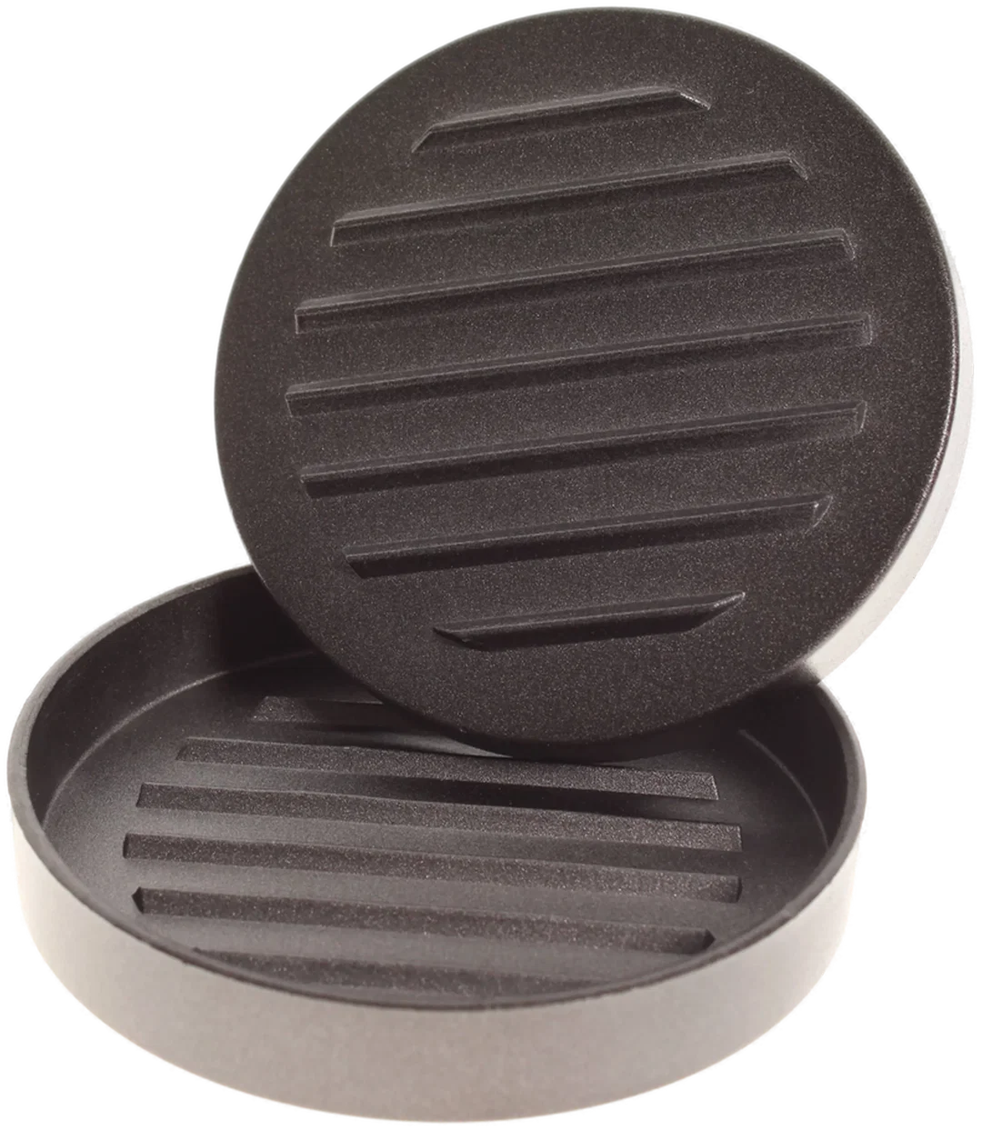 Urban & Gray Burgerpresse (2-teilig) — Metall mit Griff, Formhilfe für Burger-Pattys – Bild 3