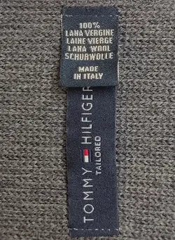 Tommy Hilfinger Unisex Schal aus Schurwolle mehrfarbig gestreift  - Bild 3