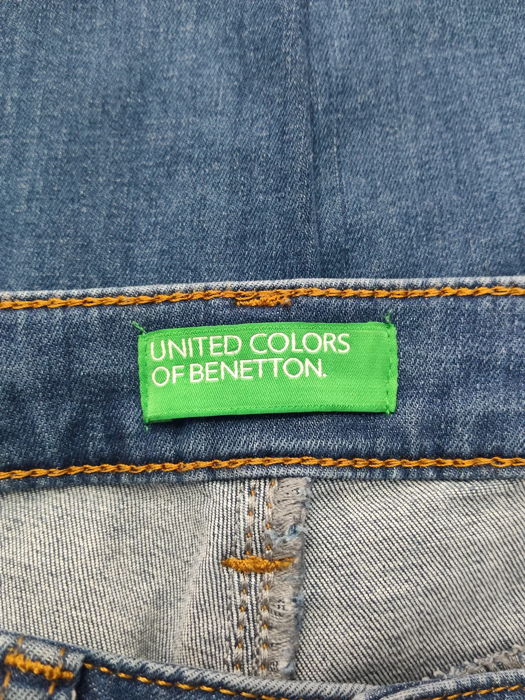 Denim-Jeans United Colors of Benetton W29/EUR38 | Herbsttauglich – Bild 3