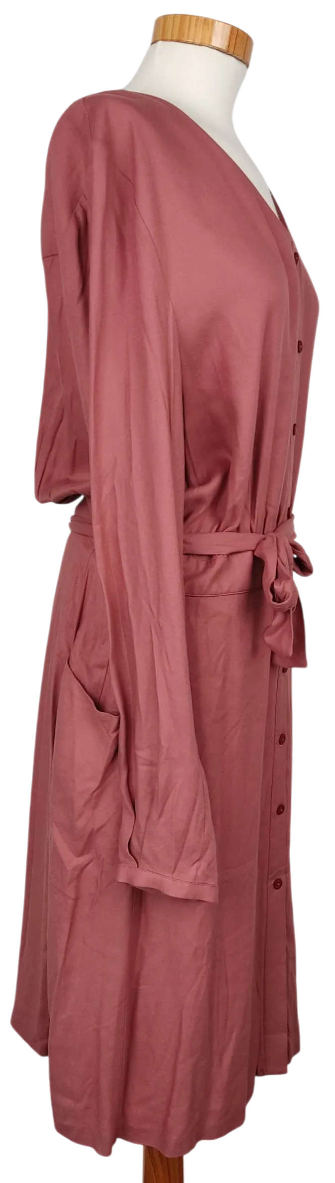 SKFK Damen Midikleid, altrosa - Gr. L  – Bild 3