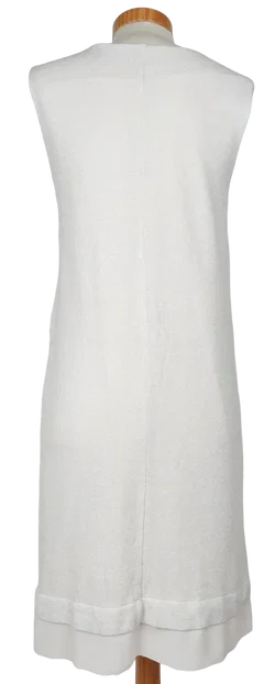 Esprit Damen Midikleid, weiß/silber - Gr. S - Bild 2