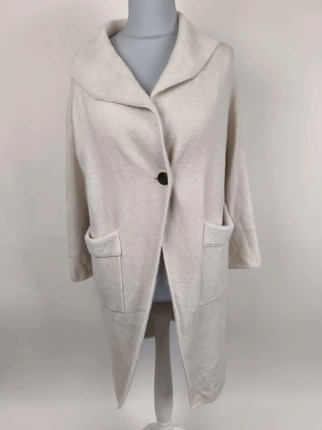 Damenmantel Übergangszeit beige onesize - Bild 1